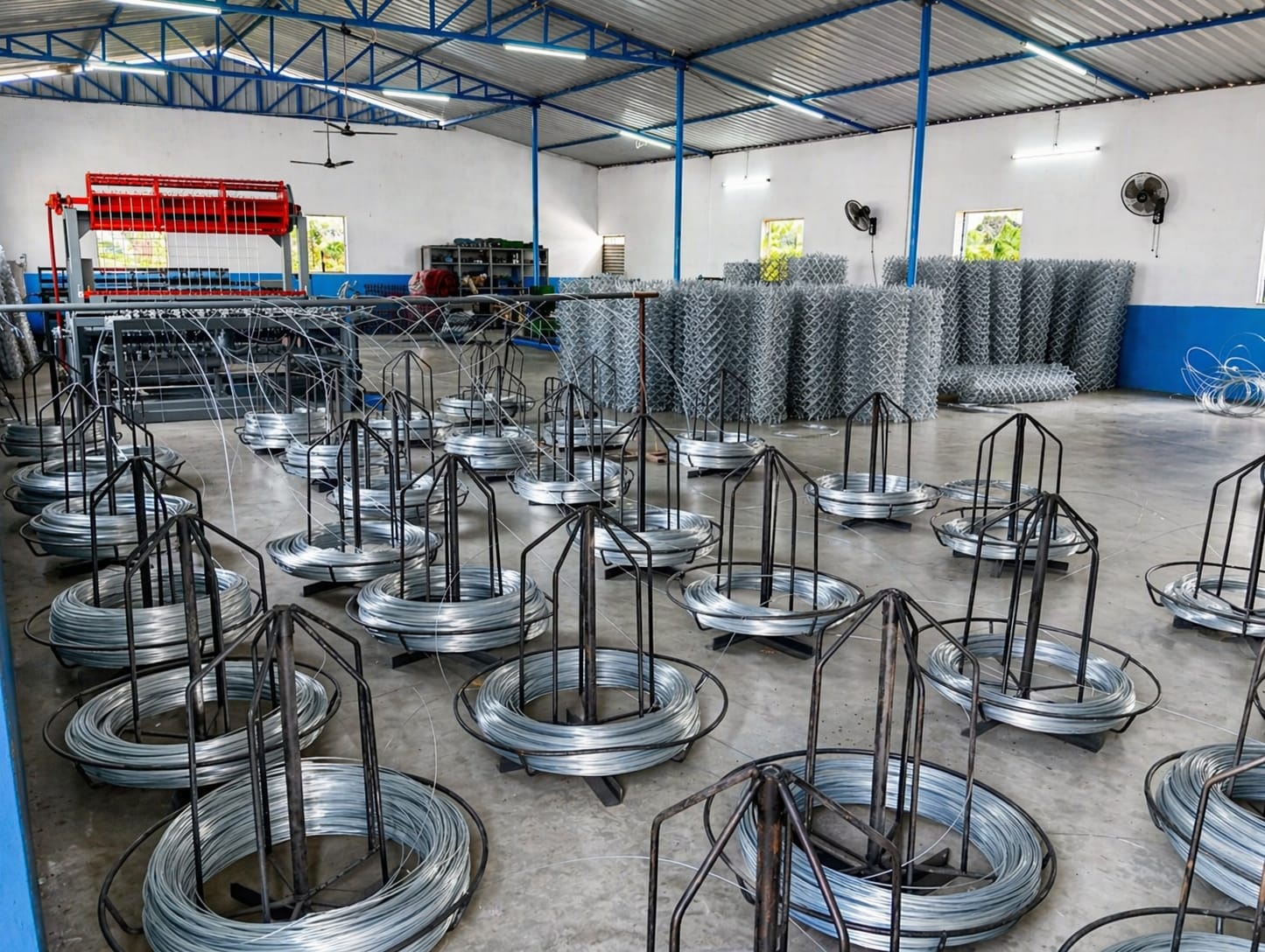 Chain Link Fencing Machine